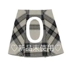 【新品未使用】SNIDEL ロービングチェックミニスカート アイボリー 0