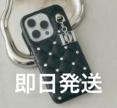 Darich キルティングビジューDDチャームiPhoneケース 16Pro