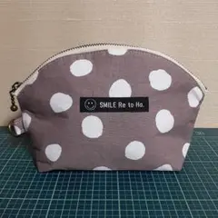 ラウンドポーチ(ハンドメイド)