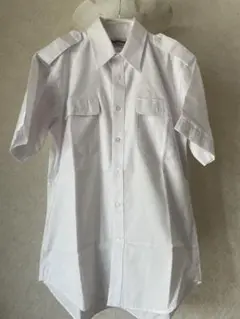 【美品】航空大学校　メンズ半袖シャツ