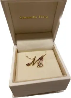 Samantha Tiara サマンサ ティアラ イニシャル M ネックレス