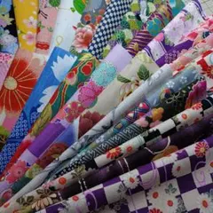 24✕15cmサイズ和柄生地ハギレ24枚セット（11）