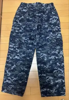 U.S NAVY デジカモカーゴパンツ　M-L