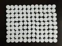 ペットボトルキャップ 108個 炭酸水のキャップ 白