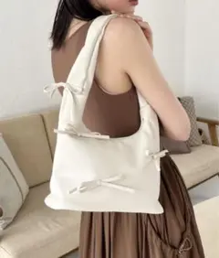 リボンミニハンドバッグ ワンハンドルバッグ