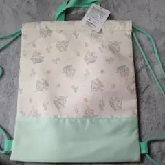 新品タグ付き　ユニコーン　ゆめかわ　ナップザック 約39cm x 約32cm
