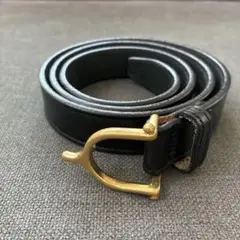 TORY LEATHER トリーレザー　シュプールベルト　36 黒ゴールド　美品