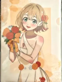 彼女、お借りします かのかり 花びらドレス クリアファイル 未使用 七海麻美