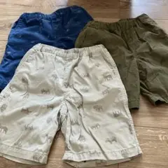 キッズ 半ズボン 3点セット　120