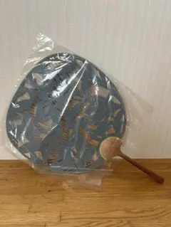 京都　透かしうちわ　未使用品