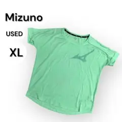 ミズノ　Mizuno メッシュ ドライTシャツ XL ミントグリーン