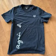 agnès b. × arena コラボ Tシャツ 黒