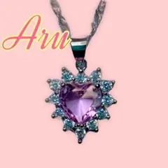 ✨可愛い人気✨CZダイヤ ジュエリーネックレスsilver925ピンクf5