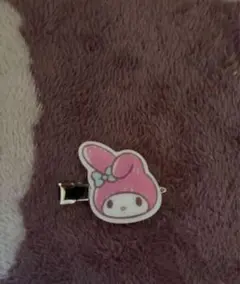 マイメロディ ヘアクリップ 前髪クリップ