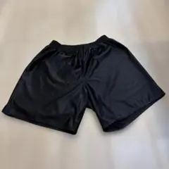 160 サッカー　ゲームパンツ ブラック　黒