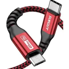 新品未使用✨ SUNGUY Type C Micro USB ケーブル 1M