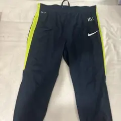 Nike X11 トレーニングパンツ 黒/黄緑