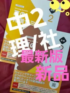 ◾新品◾夏期講習テキスト　夏の特訓ゼミ　中2 社会・理科　最新版　見本