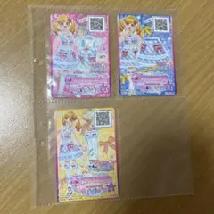 アイカツカード 3枚セット アイカツスターズ 虹野ゆめ グッズ