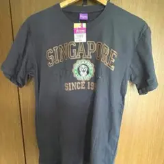 新品お土産シンガポールライオンTシャツ