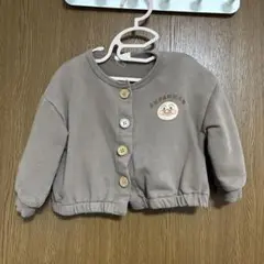 アンパンマン カーディガン サイズ80ブラウン