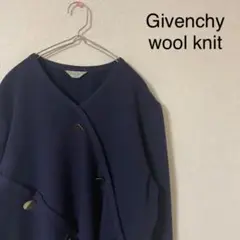 Givenchy ジバンシー ニット ウールニット カーディガン 古着 90s