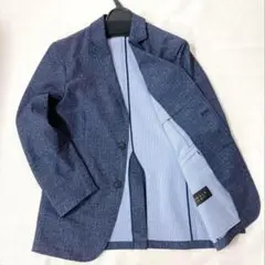 【美品】MEN'S BIGI メンズビキ　サマージャケット　ネイビー　春夏