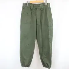 70s VINTAGE ベルギー軍 タック ボタンフライ カーゴ パンツ 4AB