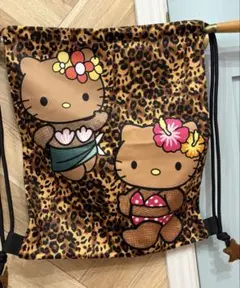 【新品】HELLO KITTY ハローキティ ヒョウ柄 ショルダーバッグ y2k