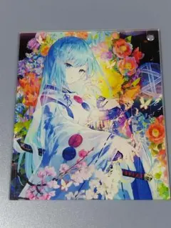 あずとらこ 光る美少女展 直筆サイン色紙 直筆色紙 絵守未來 あずとらこ 光る美少女展 直筆サイン色紙 直筆色紙 絵守未來