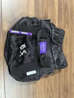 OUTDOOR ブラック 巾着型ショルダーバッグ