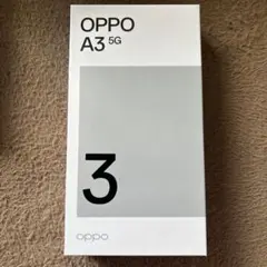 OPPO A3 5G 本体　ブラック