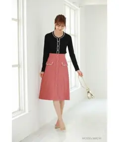 tocco closet ポケットパールビジューハイウエストスカート　Mサイズ