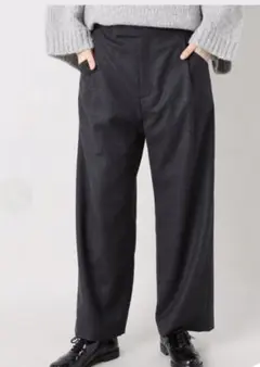 ★ ジャーナルスタンダードLUXE フラノタックパンツL★グレー