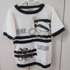 アンドレルチアーノ ロゴ入りカットソー