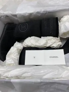 CHANEL シャネル ムートンブーツ サイズ35 箱付