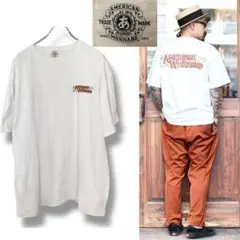 アメリカンワナビー 表面 プリント Tシャツ size XL