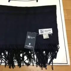 ジョンストンズ ロンハーマン別注 大判ストール マフラー カシミア 黒 楽天市場】ジョンストンズ（ブランドロンハーマン）（マフラー