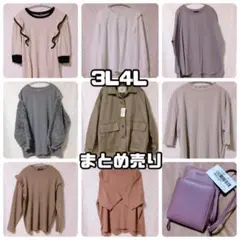 3L4L 18点セット売り 大きいサイズ春秋冬