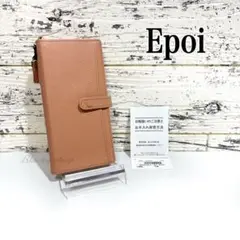 【未使用品】エポイ iPhone 12 ケース シキ 手帳型 ピンク ベージュ