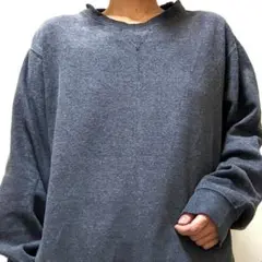 リーボック Reebok ロゴ 無地 スウェット グレー 灰色 古着