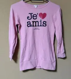 a.v.v ピンク Je'♥amis トレーナー 130