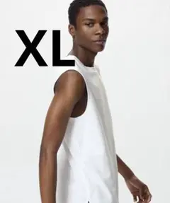 エアリズムコットンノースリーブTシャツ　XL