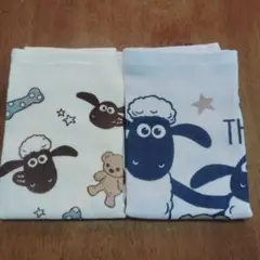 ひつじのショーン　 タオルハンカチ2枚セット