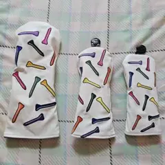 新品未使用　　ゴルフ ヘッドカバー 3個セット