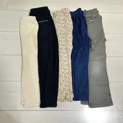 ボトムス 5点セット まとめ売り 100 110 パンツ ズボン プティマイン