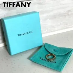 希少 TIFFANY ルベドメタル リング 8号 ローズゴールド ティファニー