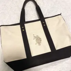 U.S.POLO ASSN. ポロ キャンバス トートバッグ