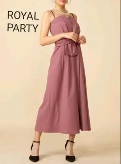 ROYAL PARTY★タックリボンオールインワン