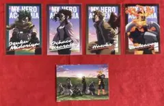 【僕のヒーローアカデミア】ヒーロープラザ会場購入特典 クリアカード(５種)